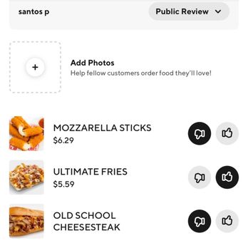 Charleys Cheesesteaks and Wings - Picture of my DoorDash order. - Cheesesteaks Near Me - Viera, Florida