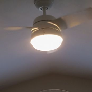 Milk Electrical - Ceiling fan w/adjustable lighting! - Home Theatre Installation Near Me - Los Angeles, California