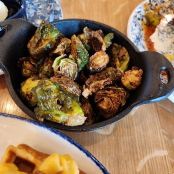 Tupelo Honey - Salt and pepper Brussels sprouts - Southern Near Me - Omaha, Nebraska