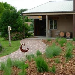 Prairie Moon Winery - A short walk from the parking lot to the tasting room.