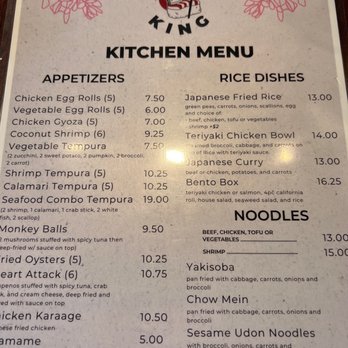 Sushi King - Menu - Sushi Bars Near Me - Albuquerque, New Mexico