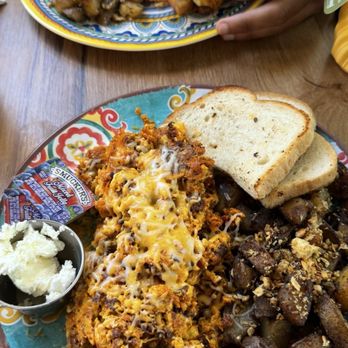 Rosemary and Thyme Cafe - Chorizo Scramble and Breakfast Sandwhich - Breakfast & Brunch Near Me - San Diego, California