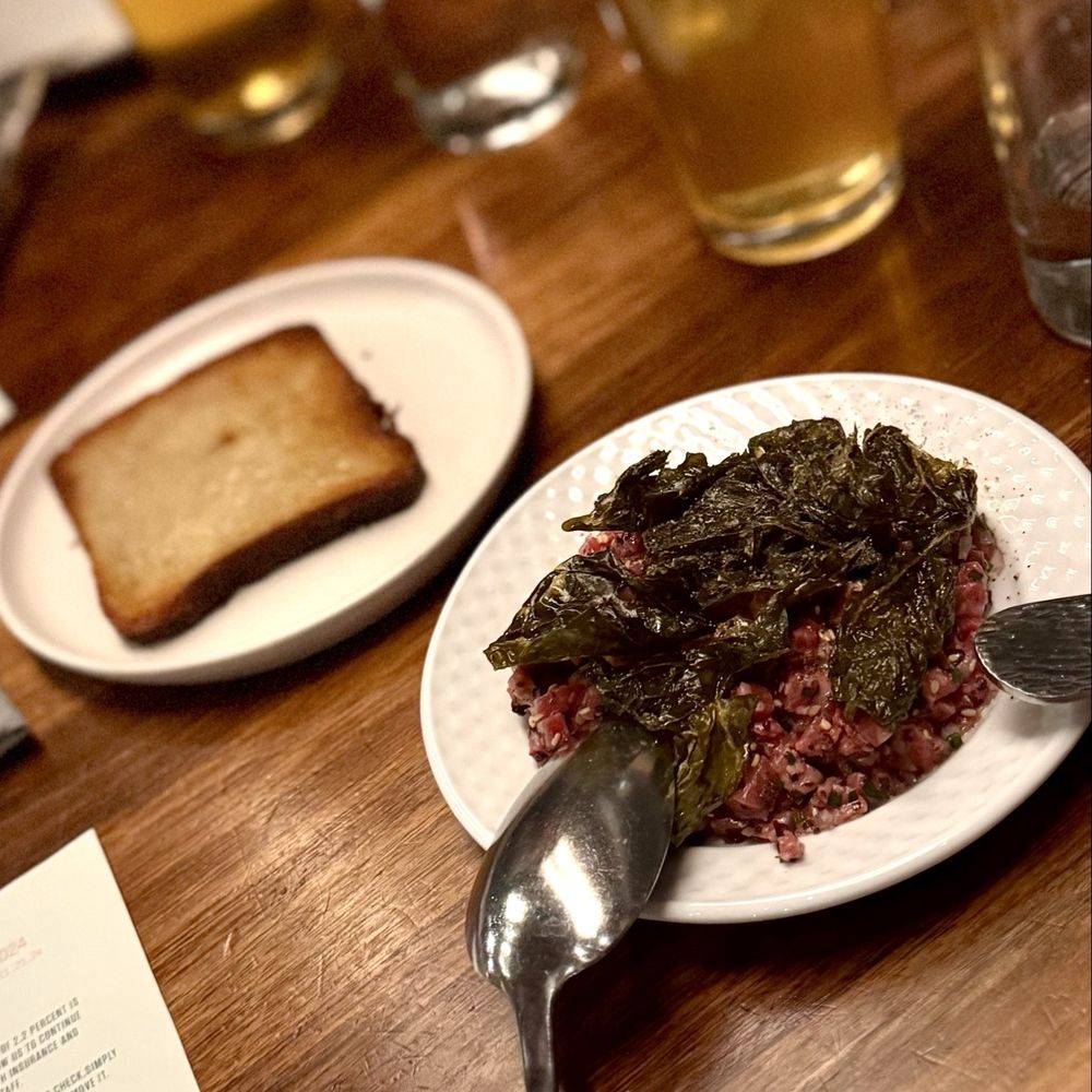 Butcher & Bee - Dry-aged Bear Creek Tartare* - New American Near Me - Nashville, Tennessee Butcher & Bee - Dry-aged Bear Creek Tartare* - New American Near Me - Nashville, Tennessee