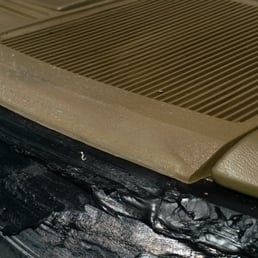 This is where they rubbed the texture off the dash.