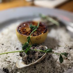 Baked oysters