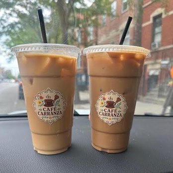 Cafe Carranza - iced horchata and chocolate abuelita lattes - Coffee & Tea Near Me - Chicago, Illinois Cafe Carranza - iced horchata and chocolate abuelita lattes - Coffee & Tea Near Me - Chicago, Illinois