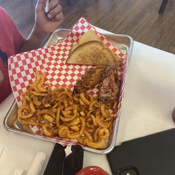 Hippo Cafe - Kid's chicken tenders with fries - American Near Me - Hutto, Texas Hippo Cafe - Kid's chicken tenders with fries - American Near Me - Hutto, Texas