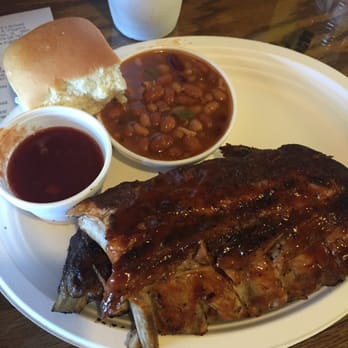 Big B's Barbecue - Ribs, roll and beans - Barbeque Near Me - Fullerton, California