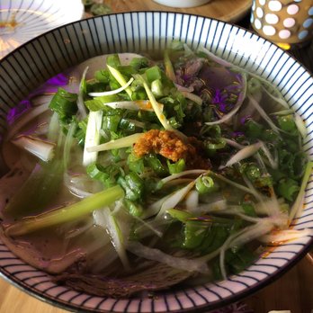 High Lúa Vietnamese Kitchen - Bun bo hue. Very satisfying bowl. A little spicy but not overwhelming spicy. Great portion size too! - Vietnamese Near Me - Brooklyn, New York High Lúa Vietnamese Kitchen - Bun bo hue. Very satisfying bowl. A little spicy but not overwhelming spicy. Great portion size too! - Vietnamese Near Me - Brooklyn, New York