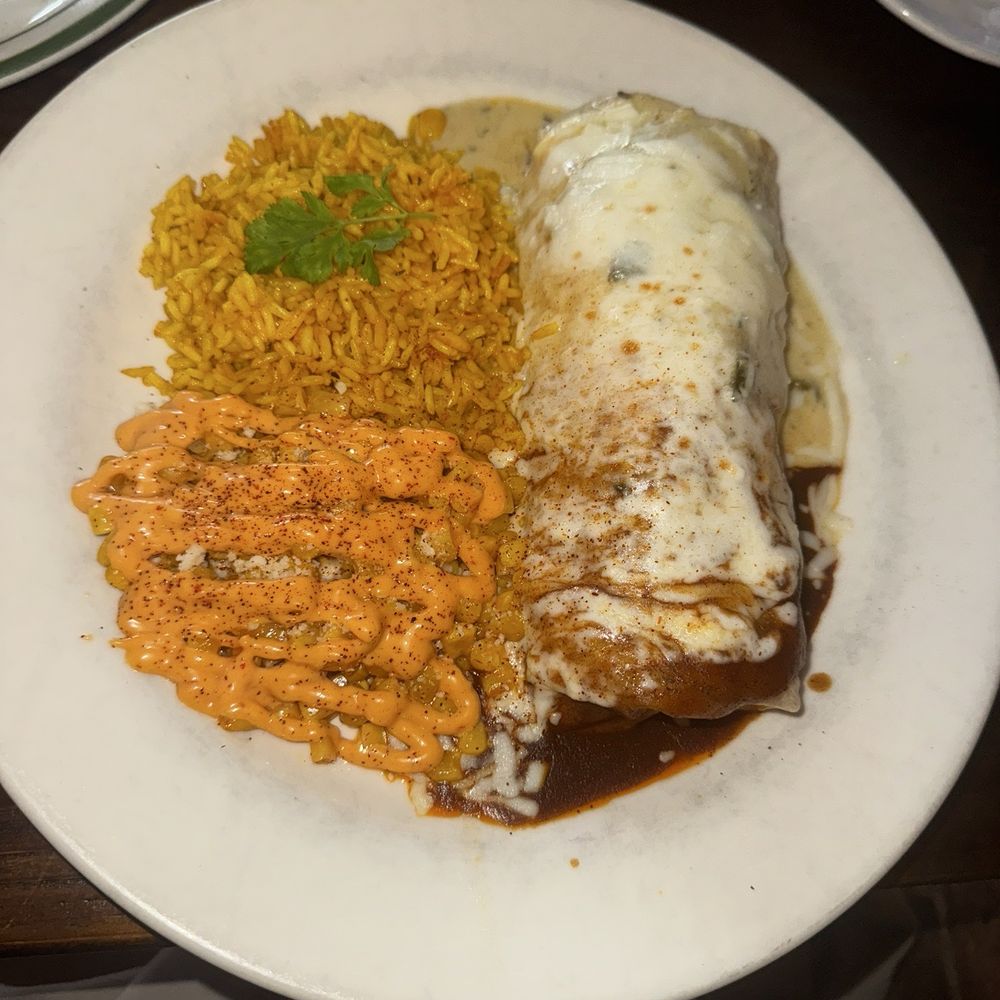 Table Mesa - Kiki's Beef Burrito - Esquites - Latin Rice - Latin American Near Me - Bentonville, Arkansas Table Mesa - Kiki's Beef Burrito - Esquites - Latin Rice - Latin American Near Me - Bentonville, Arkansas