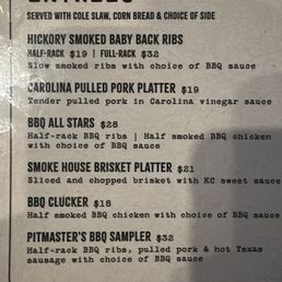 Menu Menu