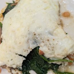 veggie omelette made with egg whites