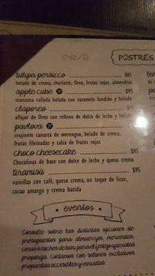 Menu photo 6 Clap Buenos Aires, C