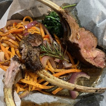 Thoroughbreds Chophouse - "Rack" of lamb.......well, parts of the rack anyway - Seafood Near Me - Myrtle Beach, South Carolina