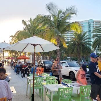 Mora Grill - Outdoor seating looking West! - Syrian Near Me - Pompano Beach, Florida