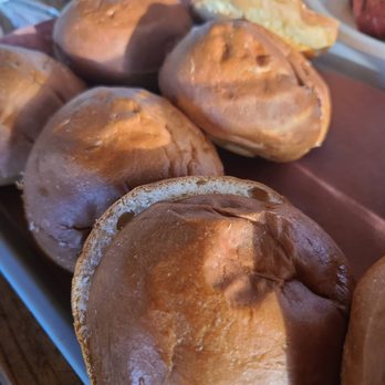 Little Miss BBQ - "Rolls" the size of burger buns, taste like Filipino pan de sal! yummy! - Barbeque Near Me - Phoenix, Arizona Little Miss BBQ - "Rolls" the size of burger buns, taste like Filipino pan de sal! yummy! - Barbeque Near Me - Phoenix, Arizona