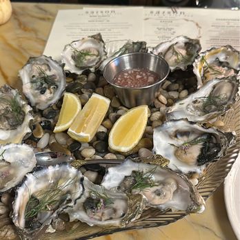 Saison - Oysters (several bits of shell) - Wine Bars Near Me - San Francisco, California