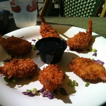 Buster Krab's - Coconut shrimp. Ask for the Cajun dip. - Burgers Near Me - Narragansett, Rhode Island Buster Krab's - Coconut shrimp. Ask for the Cajun dip. - Burgers Near Me - Narragansett, Rhode Island