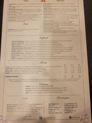 Menu photo 4 Franco's Italian Restaurant Cypress, CA