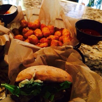 Congregation Brewery & Cocina - Portobello sandwich and tater tots - Pubs Near Me - Pasadena, California