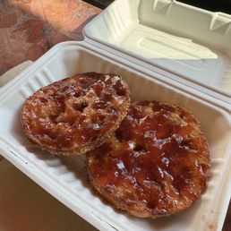 Jam & Butter on an Everything Bagel Jam & Butter on an Everything Bagel