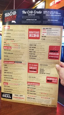 Menu photo 2 RibCrib BBQ Tulsa, OK
