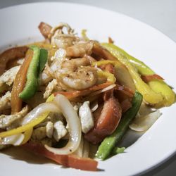 Casa Carlos Restaurant & Cantina - Chicken & Shrimp Fajitas