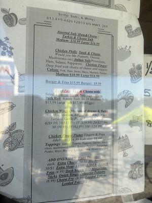 Menu photo 1 Selfie Subs Restaurant Riverview, FL
