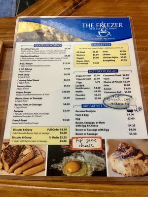 Menu photo 3 The Freezer Cafe Tell City, IN