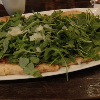 Pomegranate Bistro - arugula, prosciutto & pecorino firebread - Breakfast & Brunch Near Me - Redmond, Washington Pomegranate Bistro - arugula, prosciutto & pecorino firebread - Breakfast & Brunch Near Me - Redmond, Washington