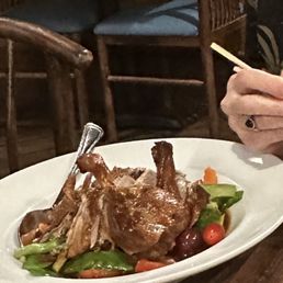 Amazing crispy duck for the birthday guy! Amazing crispy duck for the birthday guy!