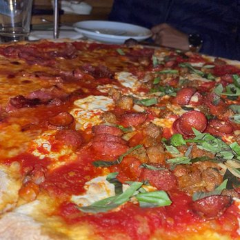 Rubirosa - Large Rubirosa Supreme Pizza - Italian Near Me - New York, New York Rubirosa - Large Rubirosa Supreme Pizza - Italian Near Me - New York, New York