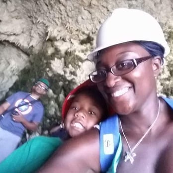 Cueva Ventana - Me and my family at the end of the cave - Hiking Near Me
