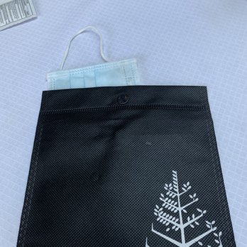 The Blvd - pouch for our mask - New American Near Me - Beverly Hills, California