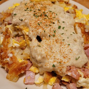 The Satellite Diner - Satellite Scramble Smothered - Breakfast & Brunch Near Me - Spokane, Washington The Satellite Diner - Satellite Scramble Smothered - Breakfast & Brunch Near Me - Spokane, Washington