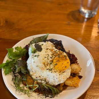 Ariete - Steak and eggs with delicious yuca bites!! - New American Near Me - Miami, Florida