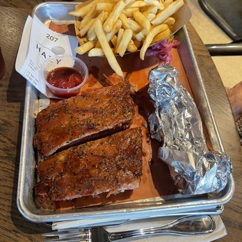 Hazy Barbecue - 1/3 Rack Pork Rib Combo Meal - Salad Near Me - Danville, California Hazy Barbecue - 1/3 Rack Pork Rib Combo Meal - Salad Near Me - Danville, California