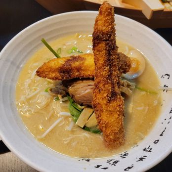 Cafe Brown - Miso Ramen tempura calamari - Bubble Tea Near Me - Lakewood, Washington