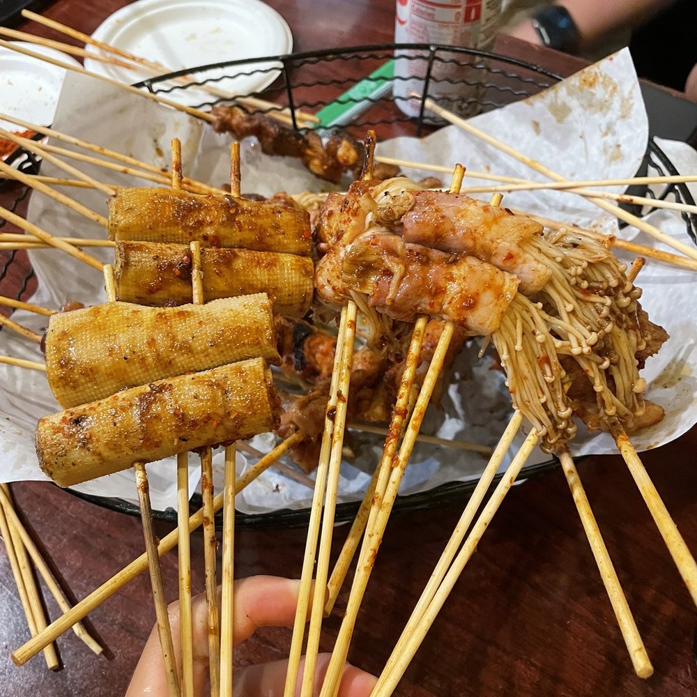 Beijing Style Barbeque - Bean curd roll - Barbeque Near Me - Flushing, New York Beijing Style Barbeque - Bean curd roll - Barbeque Near Me - Flushing, New York