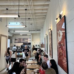Black Seed Bagels - Interior on a Saturday afternoon