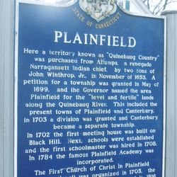 Plainfield Historical Marker
