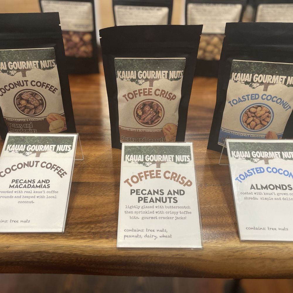 Kauai Gourmet Nuts - Specialty Food Near Me - Koloa, Hawaii