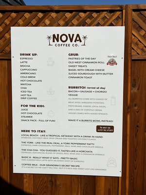 Menu photo 6 Nova Coffee Arroyo Grande, CA