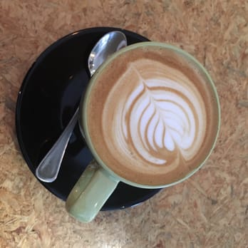 PURE - Boutique Coffee Bar - Flat white in a mug - Coffee & Tea Near Me - Glenelg, SA