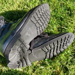 Center Shoe Repair - My new soles are Vibram Gumlites. US made boots remade in the US.