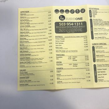 Sushi One - New menu - Japanese Near Me - Portland, Oregon Sushi One - New menu - Japanese Near Me - Portland, Oregon