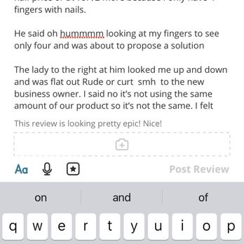 Darling Nails & Spa  - Saved review don't while seating in the nail salon - Nail Salons Near Me - Brooklyn, New York