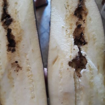 Tambuli Supermarket - worm in eggplant! look closely... - Grocery Near Me - Long Beach, California Tambuli Supermarket - worm in eggplant! look closely... - Grocery Near Me - Long Beach, California