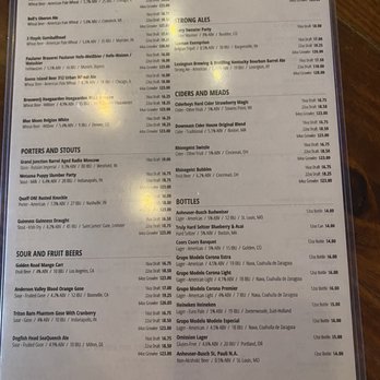The District Tap - Beer menu - Sports Bars Near Me - Indianapolis, Indiana