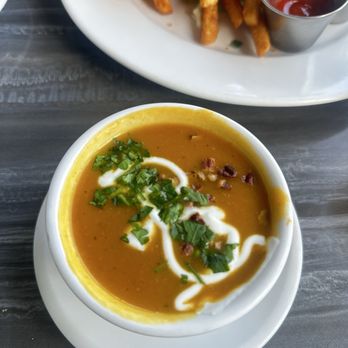 The Fish Hopper - Butternut squash soup - Seafood Near Me - Monterey, California
